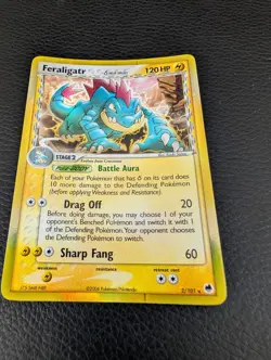 Pokemon TCG Feraligatr Delta Species EX Dragon Frontiers Reverse Holo Card 2/101 - Image 1