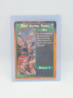 Rite: Victory Party - RAGE CCG Promo card, White Wolf Werewolf - Rare! - Image 1
