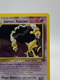 Sabrina's Alakazam 16/132 Gym Challenge Holo Rare Card WOTC - Image 2