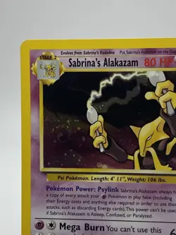 Sabrina's Alakazam 16/132 Gym Challenge Holo Rare Card WOTC - Image 3