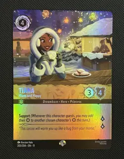 Ravensburger Tiana Warm and Happy 205/204 Disney Lorcana Foil ENG - Image 1