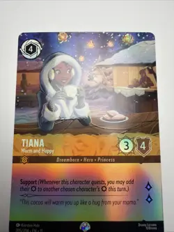 Tiana - Warm and Happy 205/204 Epic Holofoil Winterspell NM Disney Lorcana - Image 3