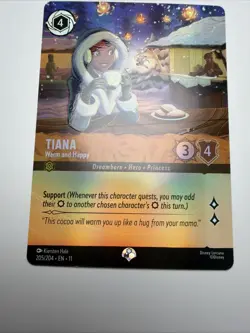 Tiana - Warm and Happy 205/204 Epic Holofoil Winterspell NM Disney Lorcana - Image 4