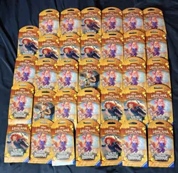 Disney Lorcana TCG Wilds Unknown Sleeved Booster Pack Lot of 34- SHIPS SAME DAY - Image 1