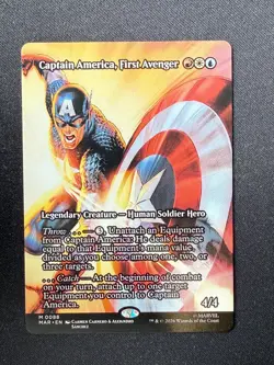 Captain America, First Avenger BORDERLESS - Marvel Super Heroes (MTG) - Image 1