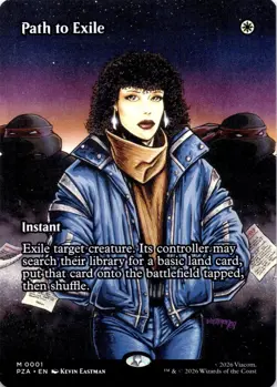 Path to Exile PZA 1 Teenage Mutant Ninja Turtles Magic: The Gathering NM - Image 1