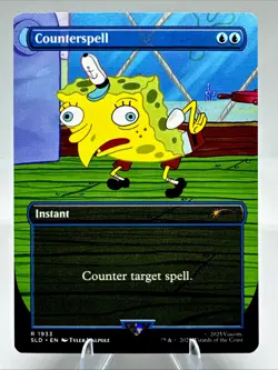 Counterspell (1933) Secret Lair Drop Regular Non Foil USA MTG Sponge Bob - Image 1