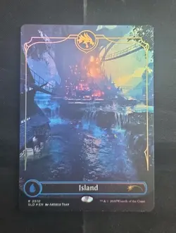 Island (2510) Secret Lair Dungeons & Dragons Drop MTG Foil Near Mint D&D - Image 1