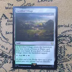 Fortified Village ~ Commander: The Lord of the Rings [ NM ] [ Magic MTG ] - Image 1