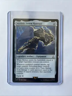 Foil Mjolnir, Storm Hammer - 74 - LP - Universes Beyond: Assassin's Creed a15 - Image 1
