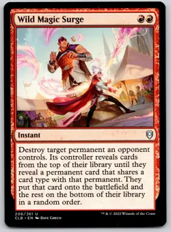 Wild Magic Surge 206 Commander Legends: Battle for Baldur's Gate MTG LP - Image 1