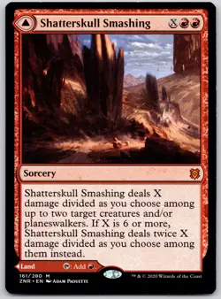 Shatterskull Smashing 161 Mythic Zendikar Rising Magic: The Gathering Near Mint - Image 1