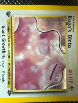 WoTC Pokemon Gym Challenge Koga's Ditto 1st edition - Image 2