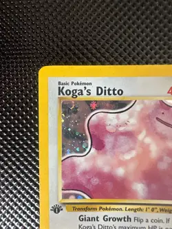 WoTC Pokemon Gym Challenge Koga's Ditto 1st edition - Image 3