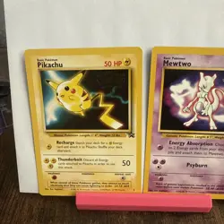 1999 Pokemon First Movie Set x4 Vintage LP WB Black Star Promo Cards - Image 2