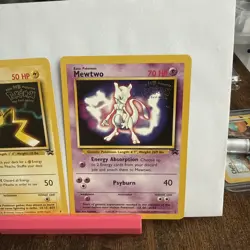 1999 Pokemon First Movie Set x4 Vintage LP WB Black Star Promo Cards - Image 3