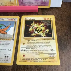 1999 Pokemon First Movie Set x4 Vintage LP WB Black Star Promo Cards - Image 5