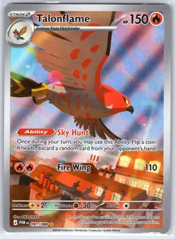 Talonflame 091/088 Holo Illustration Rare Perfect Order Pokemon Holo Near Mint - Image 1