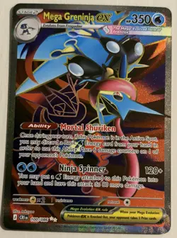 Pokemon TCG-Mega Greninja ex 100/086 Full Art Ultra Rare Chaos Rising (Mint) - Image 3