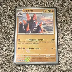 Pokemon Gigalith 048/086 Sv White Flare Rare MASTER BALL - Image 1