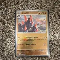 Pokemon Gigalith 048/086 Sv White Flare Rare MASTER BALL - Image 2
