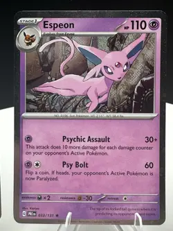 Pokemon Vaporeon Umbreon Espeon Holo Rare Prismatic Evolutions LP Card Lot - Image 4