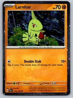 LARVITAR 110/193 (COSMOS HOLO) POKEMON MISCELLANEOUS CARDS & PRODUCTS NM/M - Image 1