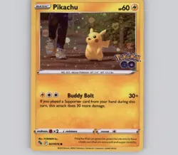 Pikachu 027/078 Holo P Miscellaneous Cards & Products NM Pokemon - Image 1