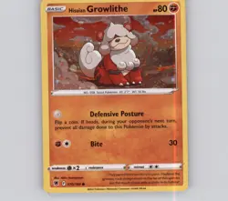 Hisuian Growlithe (Cosmos Holo) 70/189 Holo P Deck Exclusives NM Pokemon - Image 1