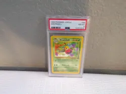 1999 POKEMON JUNGLE WEEPINBELL #48 PSA 8 (WOTC) UNLIMITED - Image 1