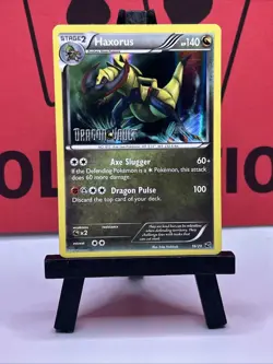 Haxorus 16/20 Dragon Vault Stamped Promo Holo Pre-Release Pokemon Card - Image 2