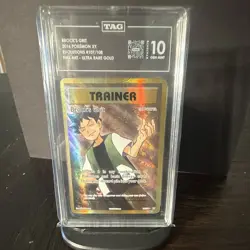 Pokemon Brock's Grit 107/108 Evolutions Full Art Holo TAG 10 - Image 1