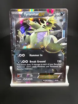 Pokemon TCG - Tyranitar EX 42/98 - Holo Ultra Rare - XY Ancient Origins *NM/LP - Image 1
