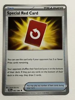 Special Red Card 082/086 • Non-Holo • Chaos Rising • Pokemon TCG • NM - Image 1