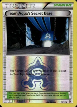 Team Aqua's Secret Base 28/34 Uncommon Double Crisis Pokemon Reverse Holo NM - Image 1