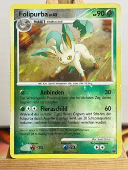 Folipurba 7/100 Majestatischer Morgen Reverse Deutsch VG Pokemon - Image 1
