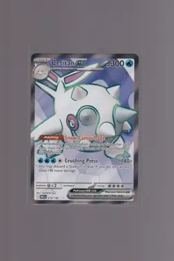 Cetitan ex 210/182 SV Destined Rivals Full Art Holo Pokemon TCG Card NM - Image 1