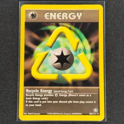 Recycle Energy - 105/111 - Rare - Neo Genesis - Pokemon Card - HP - Image 1