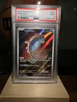 2023 Pokemon TCG Dondozo 207/198 SV01 Illustration Rare Holo English PSA 9 - Image 1