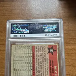 Topps 1958 Mickey Mantle Sport Magazine All-Star #487 Yankees PSA 4 - Image 3