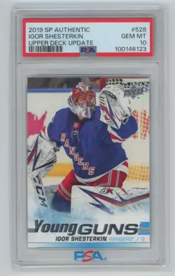 2019-20 SP AutenticUpper Deck Young Guns update PSA10 Igor Shesterkin PSA 10 New - Image 1