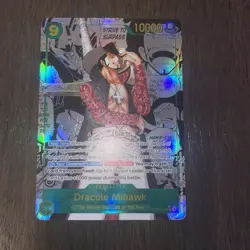 Dracula Mihawk Op14 Manga Rare One Piece Card Game English - Image 3