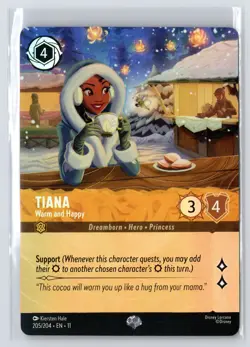 Tiana #205/204 Winterspell Disney Lorcana - Image 1