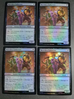 Merciless Enforcers (X4 Foil) Common MTG Spider-Man - Image 1