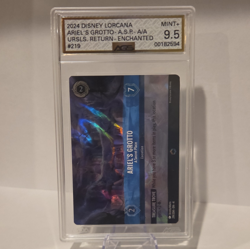 Disney Lorcana Ariel's Grotto - A Secret Place #219 Enchanted Foil Ace 9.5 - Image 1