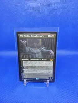 MTG Streets Of New Capenna Ob Nixilis, the Adversary x1 Showcase Etched Foil NM - Image 1