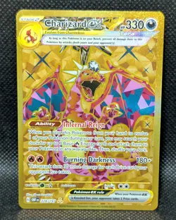 Pokemon TCG Charizard EX Card 228/197 Obsidian Flames Gold Hyper Rare - Image 3