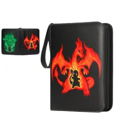 Card Binder for Pokemon Cards Holder Fits 400 Cards w/ 50 Removable Sleeves New - Image 1