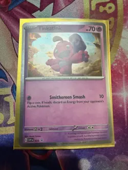 Tinkatink 25 - Cosmo Holo - Scarlet & Violet Promo Cards - LP Pokemon TCG - Image 1