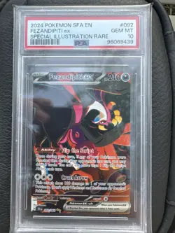 Pokemon TCG Fezandipiti EX 092/064 Special Illustration Rare Card PSA 10 - Image 1